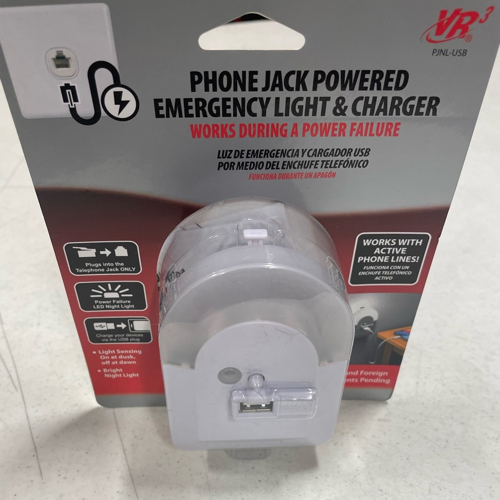 Emergency light and charger